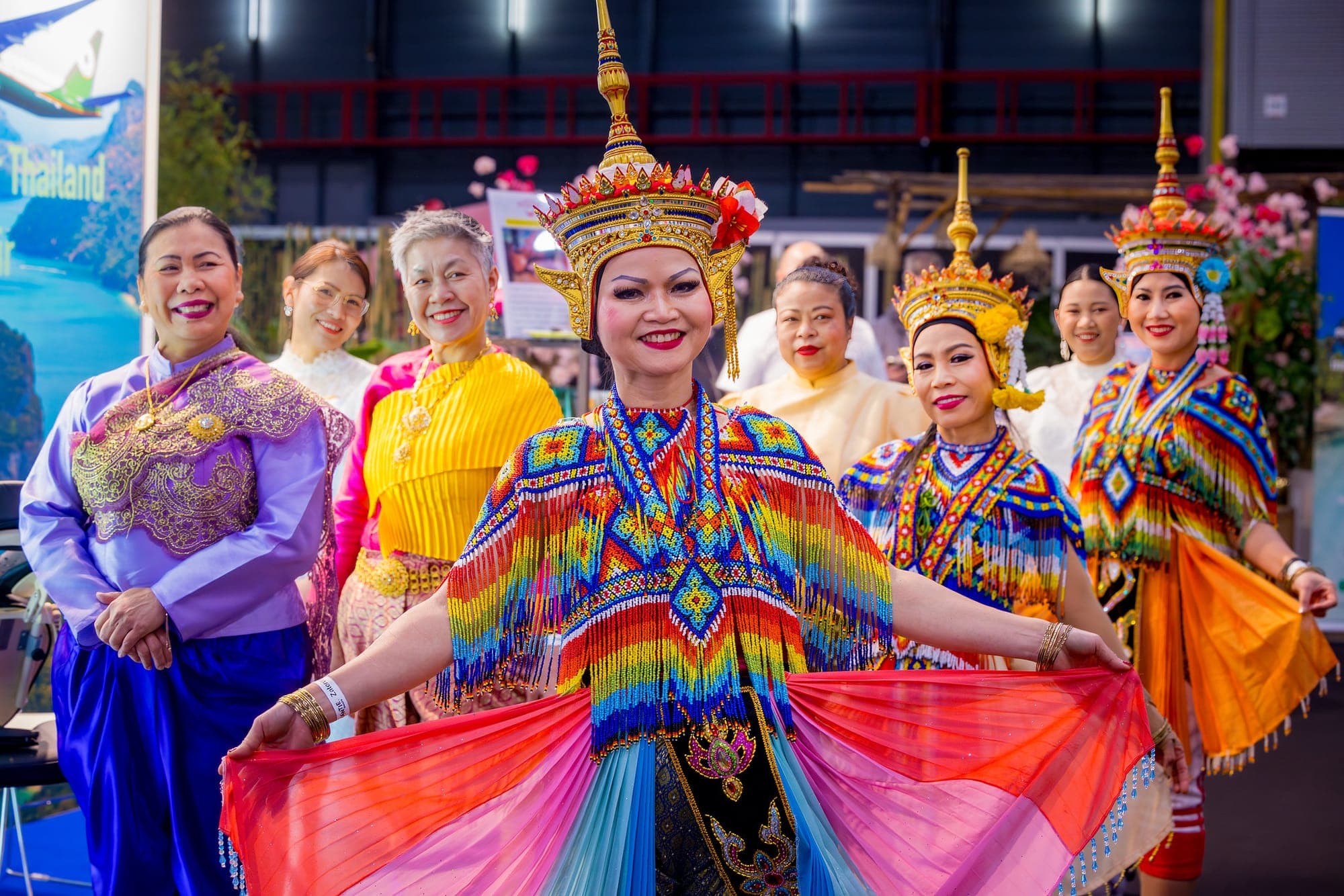 Thaise dansers op vakbeurs Utrecht